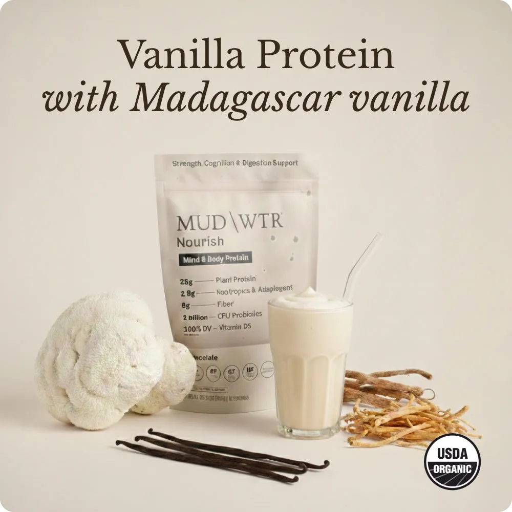 MUD\WTR Nourish Starter Kit proteiinijauhe vegaaninen
