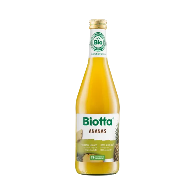 Biotta Pineapple ananasmehu 6 x 500 ml luomu