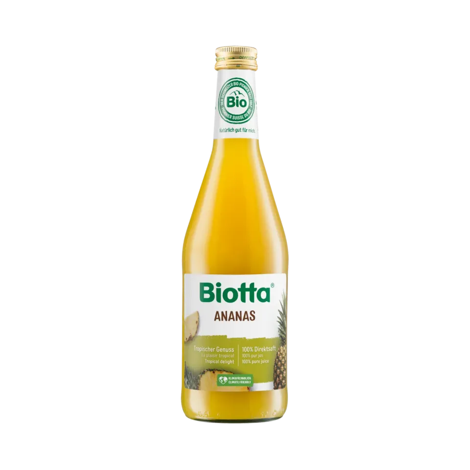 Biotta Pineapple ananasmehu 6 x 500 ml luomu