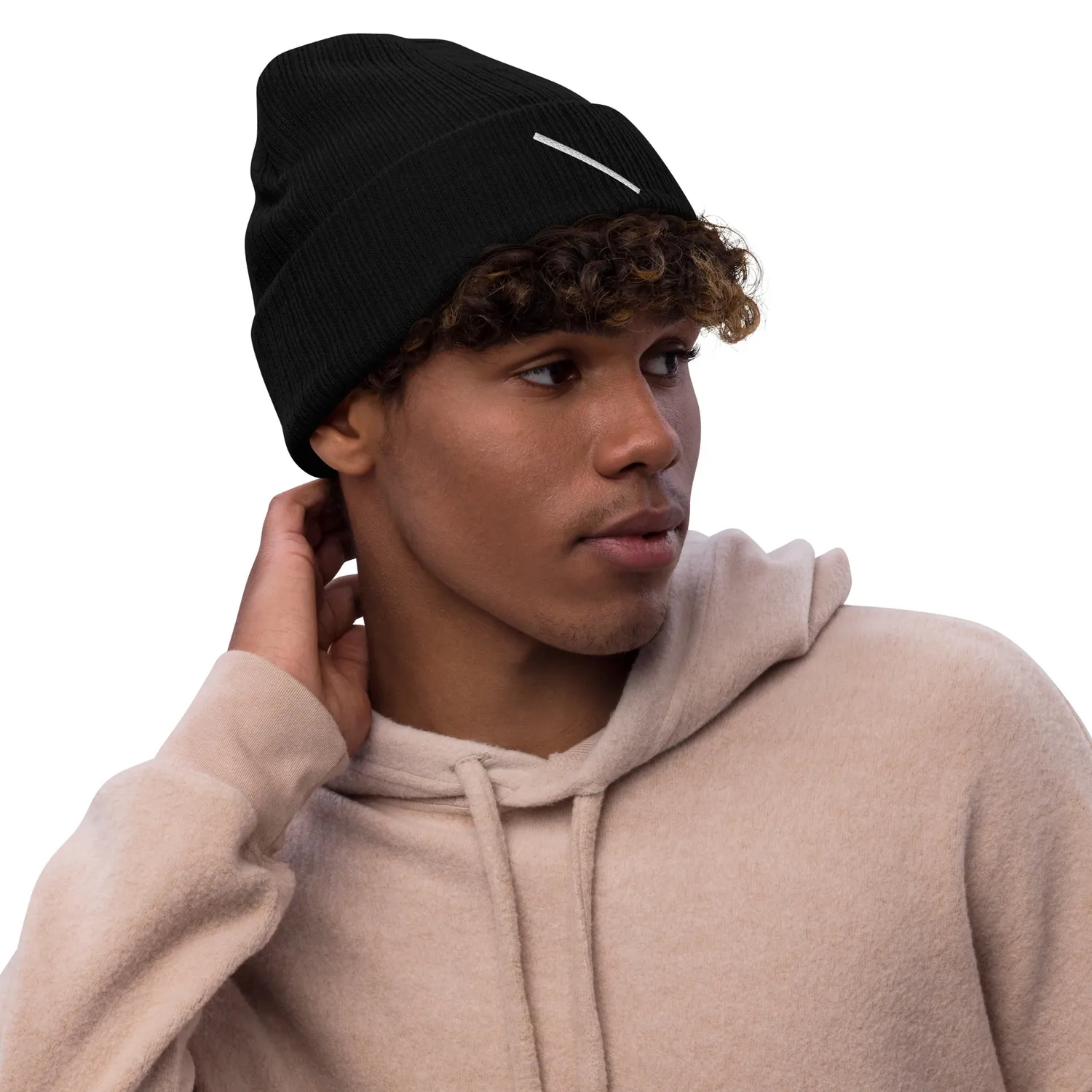 MUD\WTR Ribbed knit pipo kierrätyspolyesteri