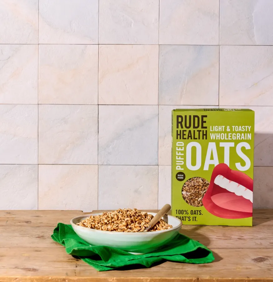 Rude Health Puffed Oats kauramuro kuidukas
