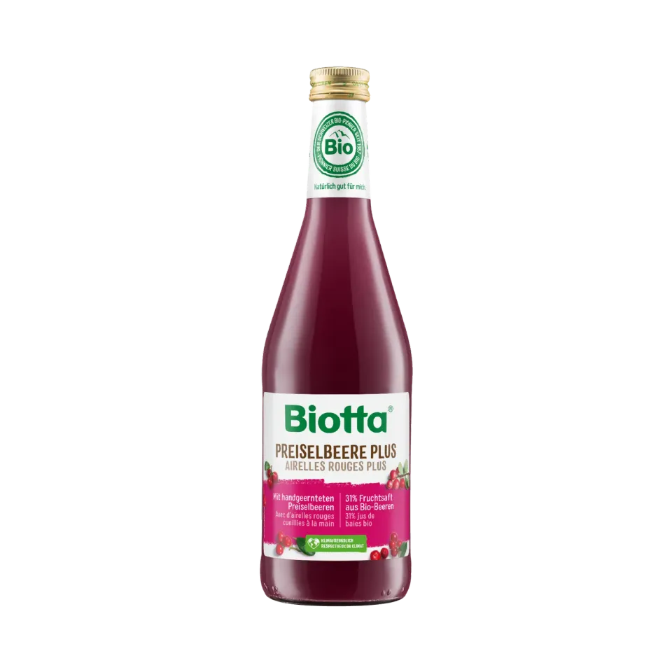 Biotta Lingonberry Plus puolukkanektari