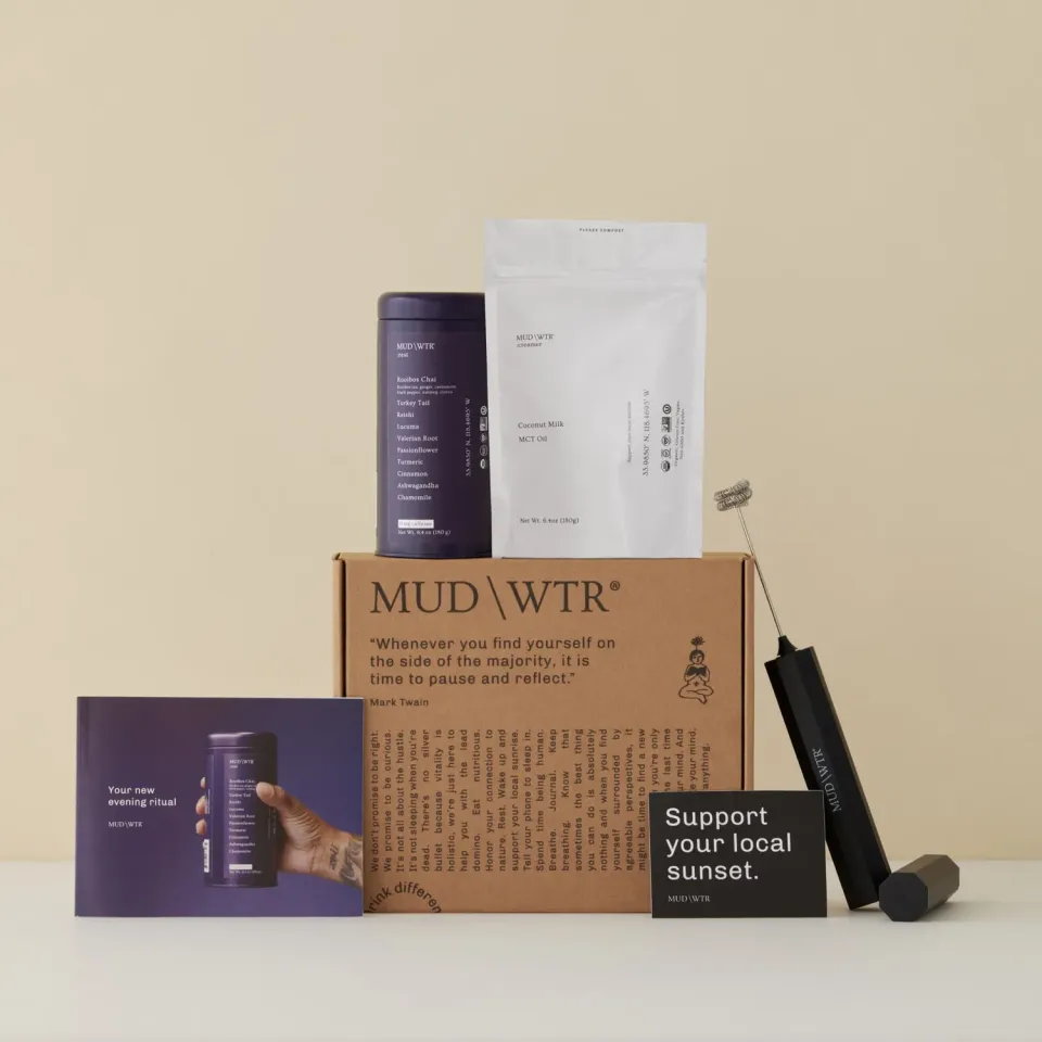 MUD\WTR :rest Rooibos lattepakkaus kermikolla