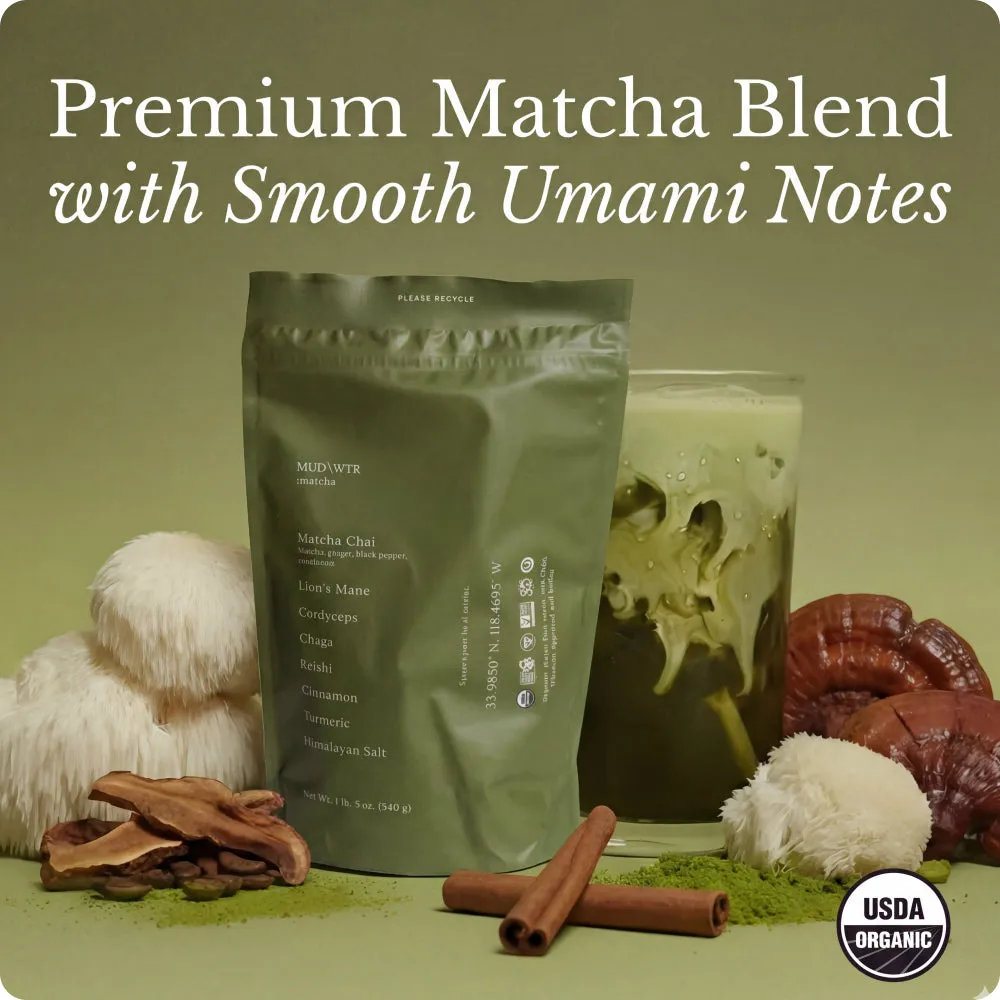 MUD\WTR Matcha juomajauhe luomu