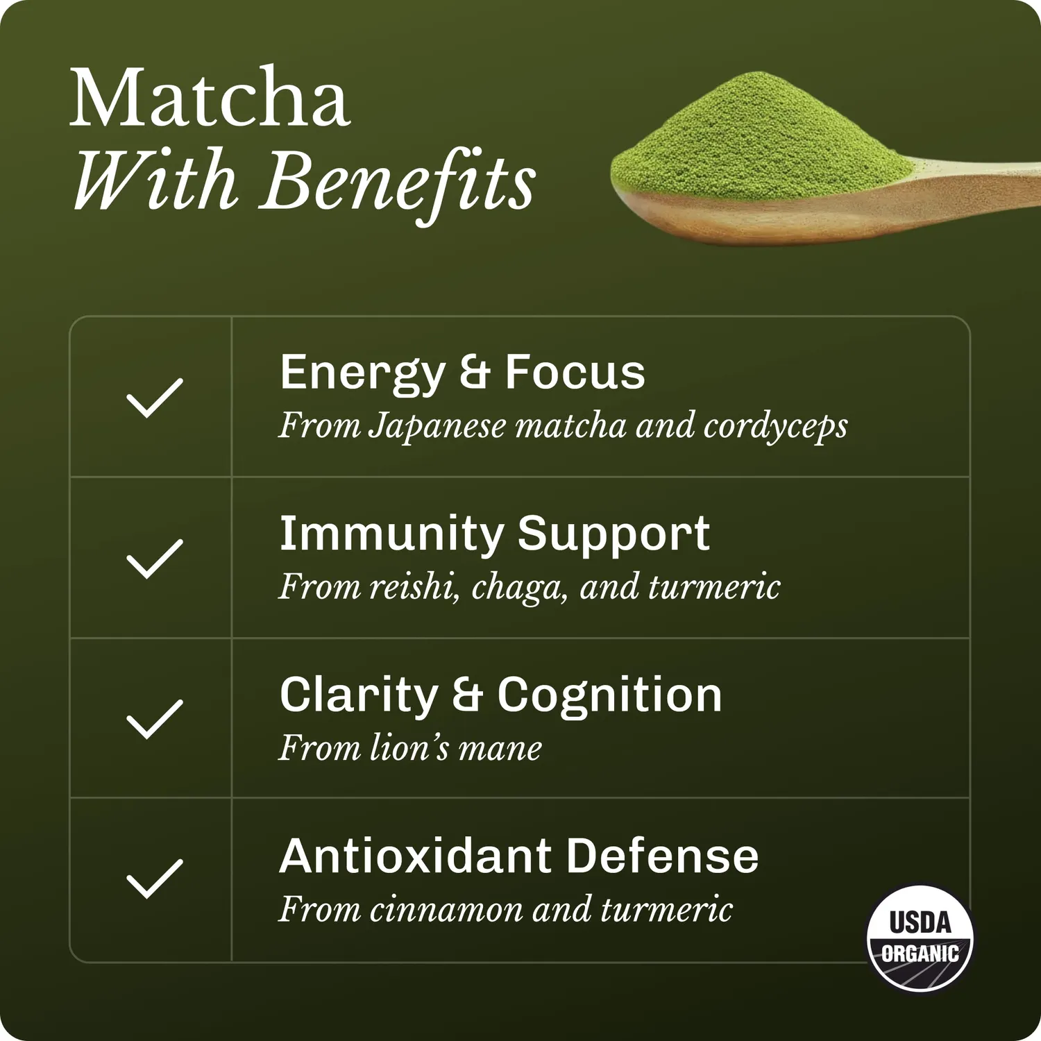 MUD\WTR Matcha juomajauhe luomu