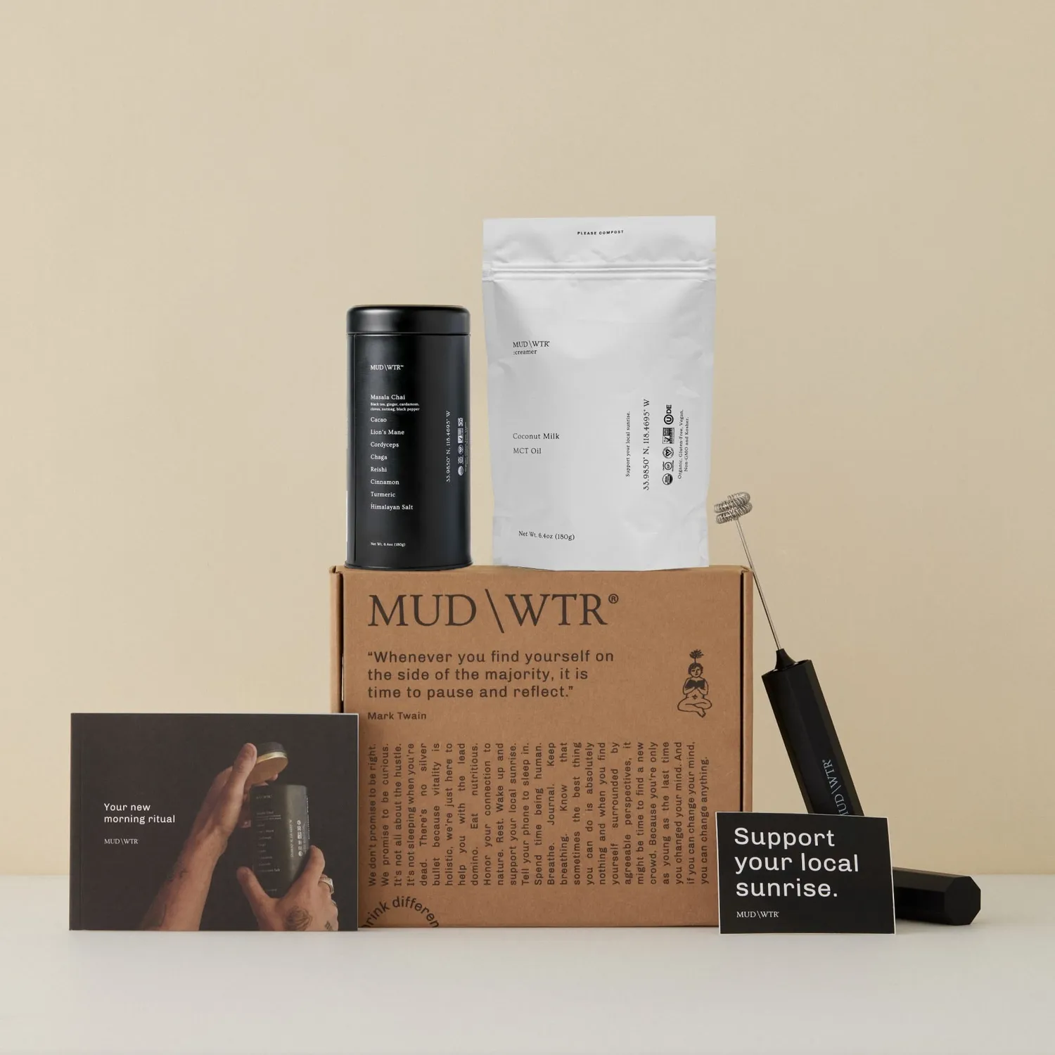 MUD\WTR :rise Latte Bundle juoma