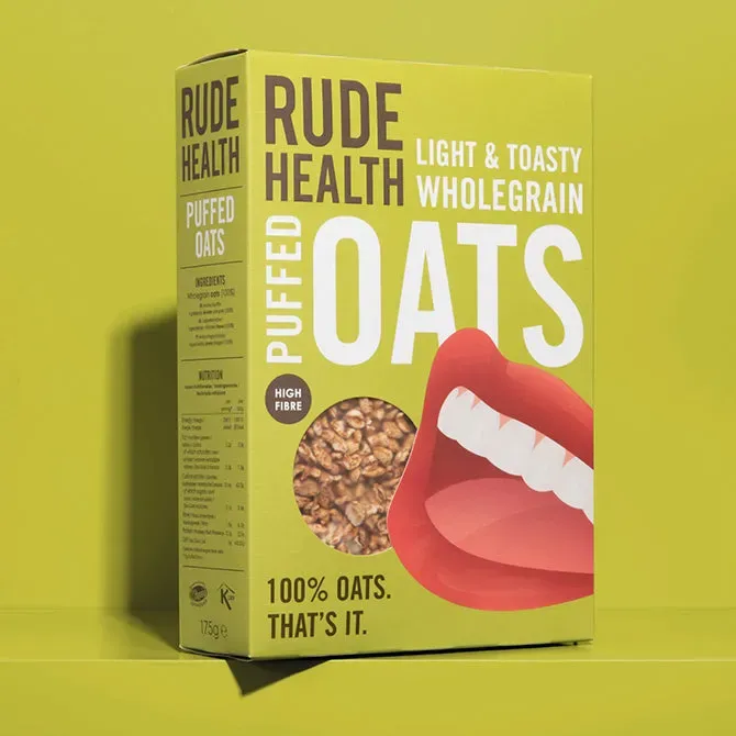 Rude Health Puffed Oats kauramuro kuidukas