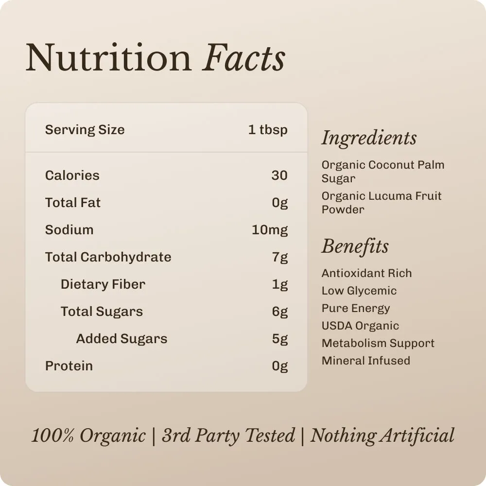 MUD\WTR Coconut Sweetener makeuttaja
