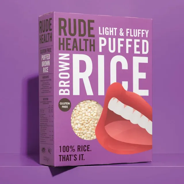 Rude Health Puffed Brown Rice riisimuro gluteeniton