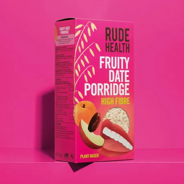 Rude Health Fruity Date Porridge hedelmä-taatelipuuro