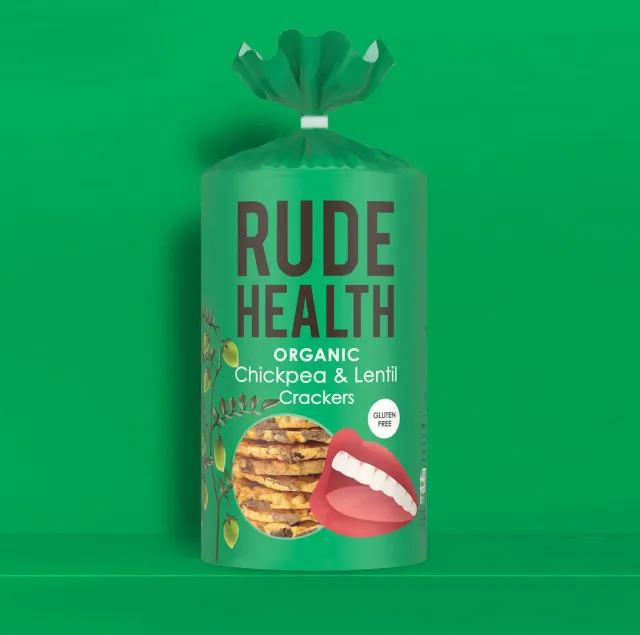 Rude Health Chickpea Lentil krakkeri luomu