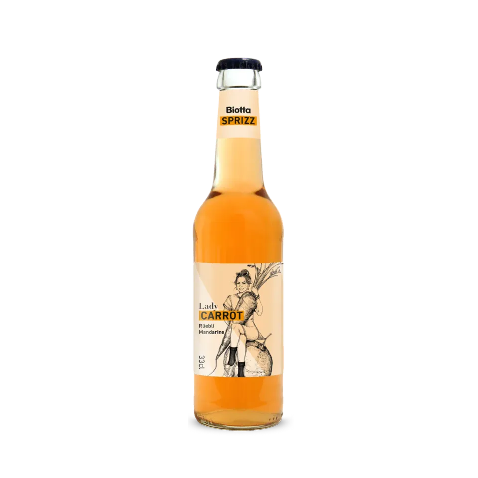 Biotta Sprizz porkkana-mandariini limonadi 24 x 330 ml