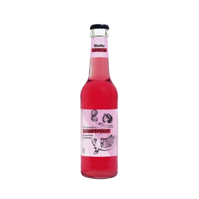 Biotta SPRIZZ Grapefruit-Raspberry limonadi