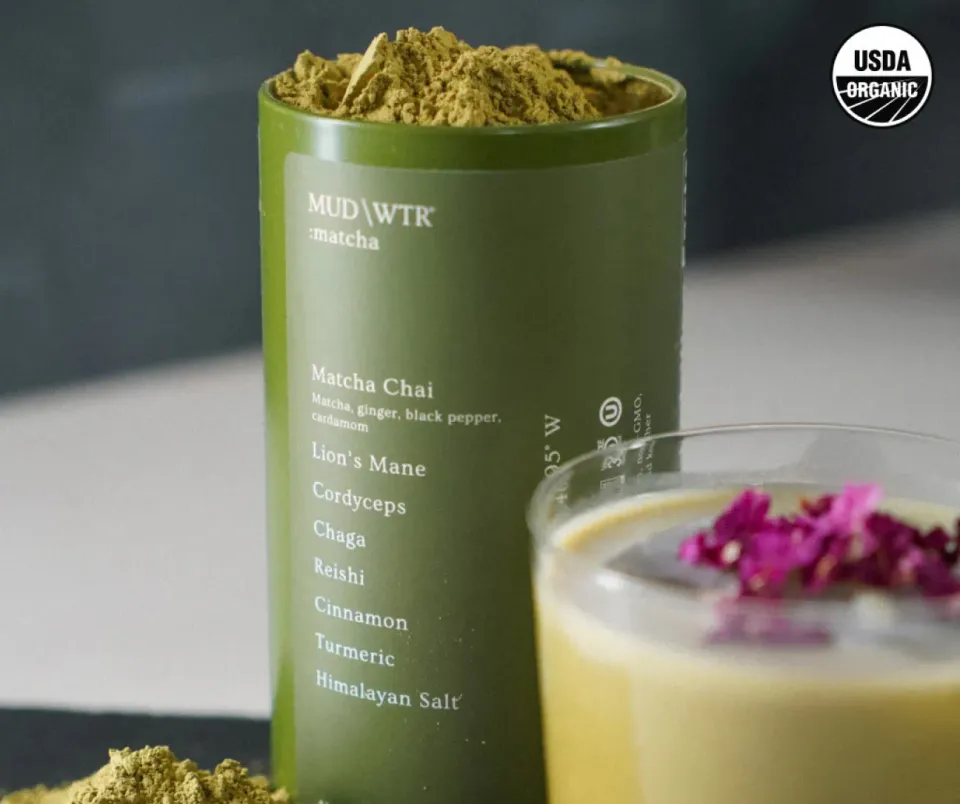 MUD\WTR Matcha Latte aloituspakkaus 30 annosta kermainen