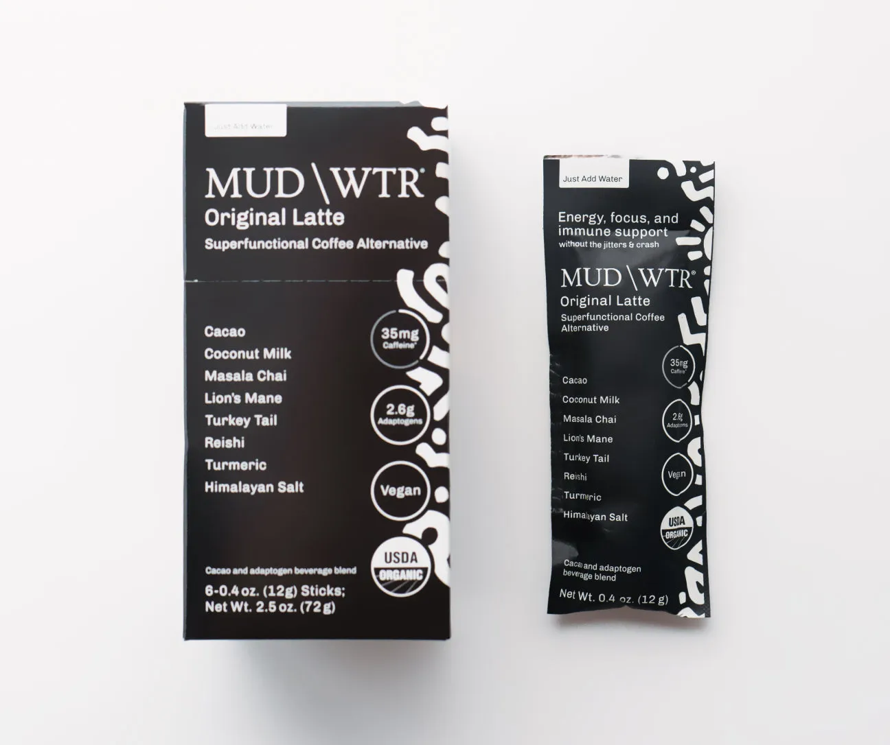 MUD\WTR Original Latte Stick Packs lattejuoma annospussit