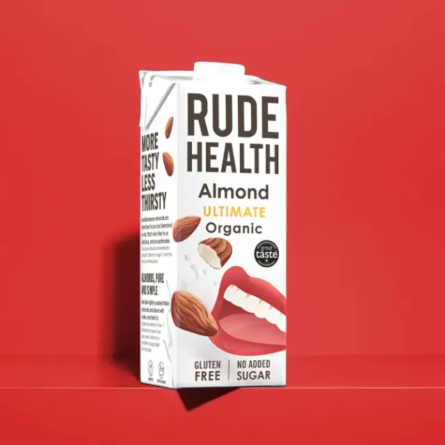 Rude Health Pure Almond mantelijuoma ilman lisättyä sokeria