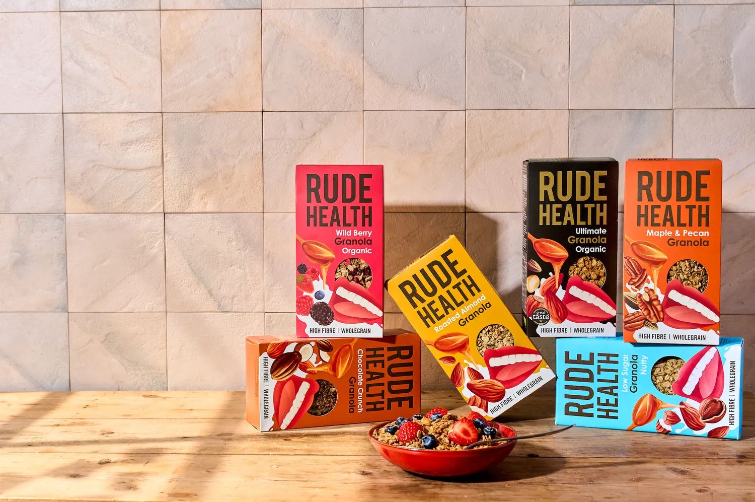Rude Health Roasted Almond Granola manteligranola