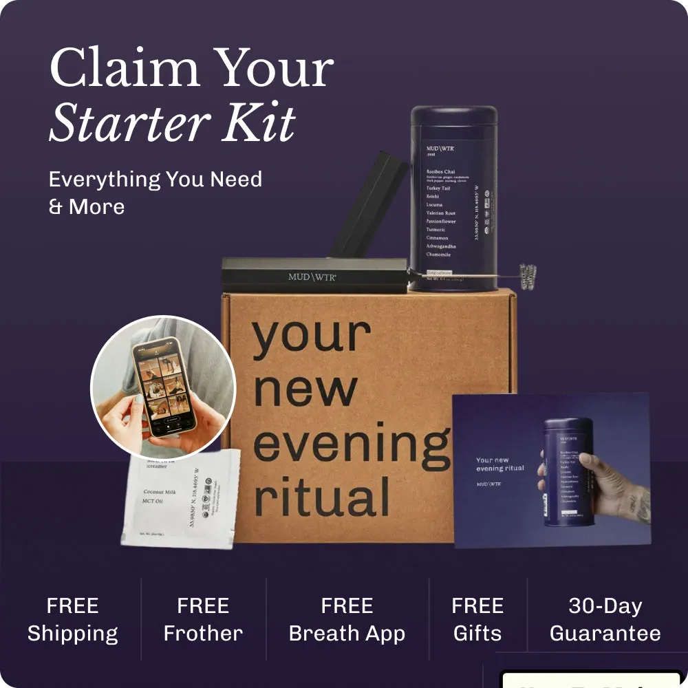 MUD\WTR Rest Starter Kit iltajuoma 30 annosta kofeiiniton