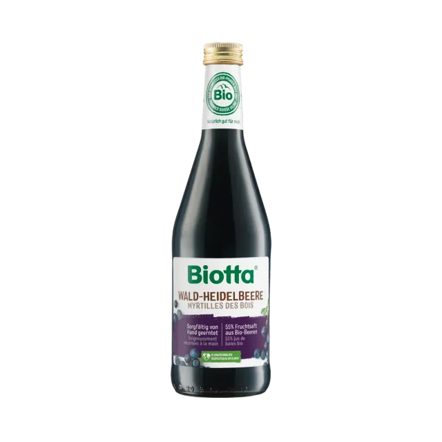 Biotta villimustikkamehu luomu 6 x 500 ml